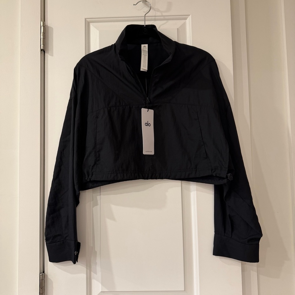 ALO Cropped Quarter Zip